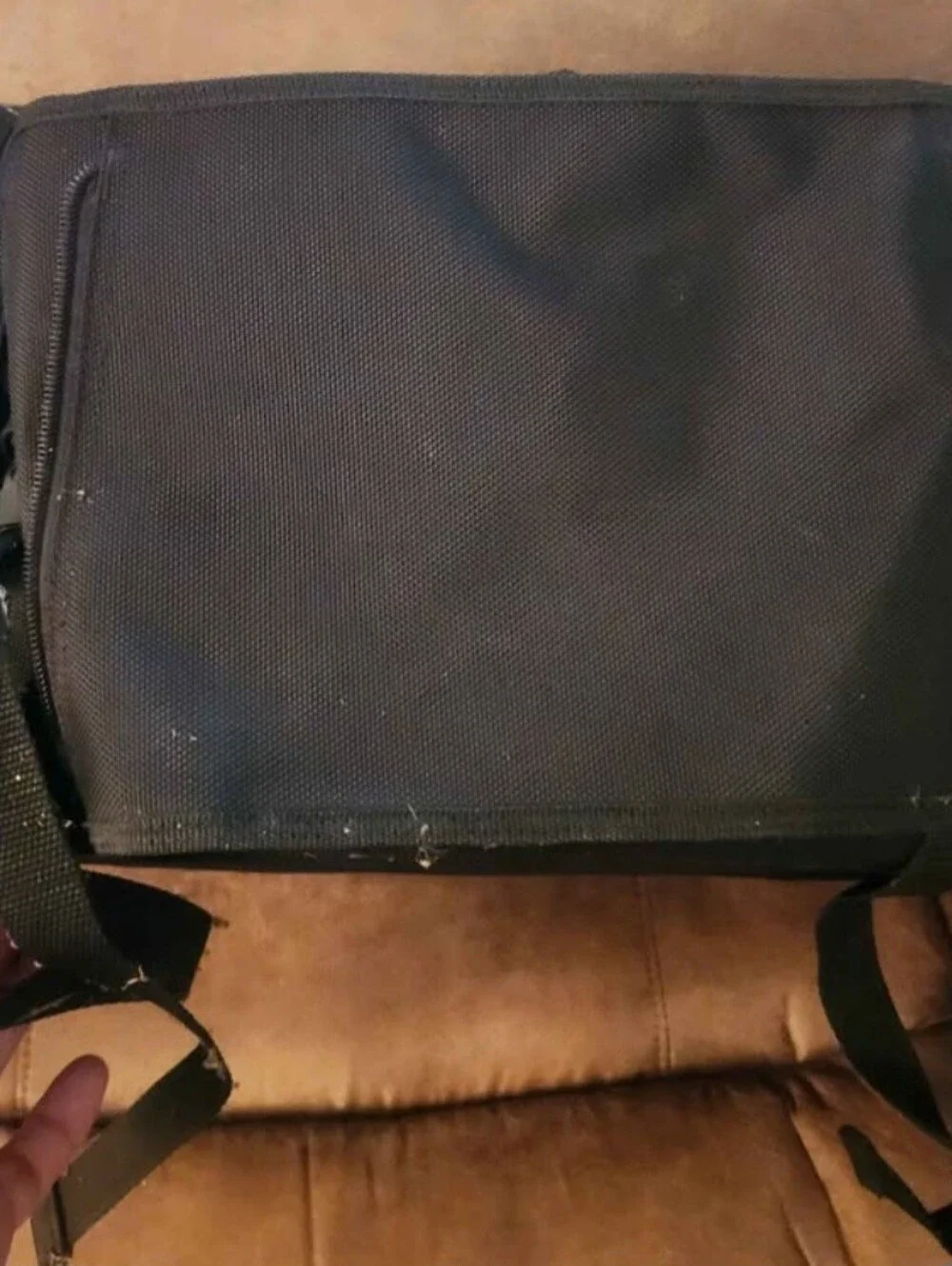 T-BAGS Black Motorcyle Sissy Bar Luggage Bag.